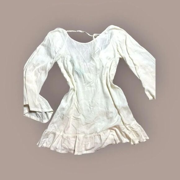 Sundress Basic Short White with Turq NWT - Picture 3 of 4